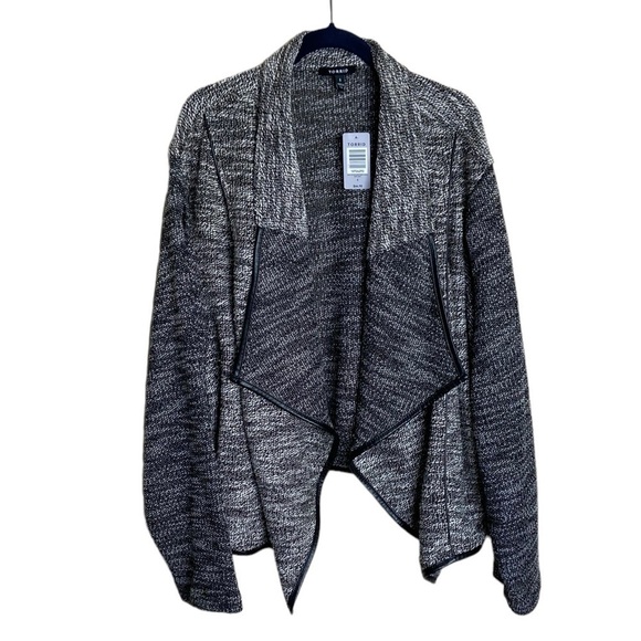 NWT Torrid Mixed Texture Drape Cardigan Open Front size 6X - Picture 2 of 7